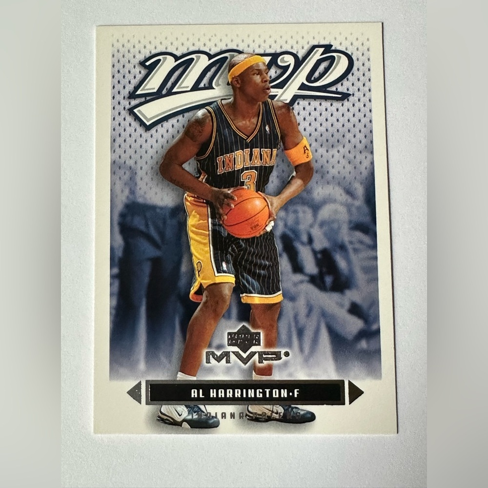 Al Harrington - Upper Deck MVP Trading Card - Black & Yellow